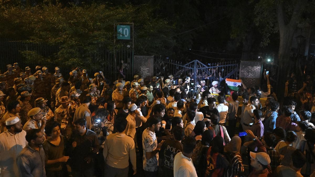 Tensions Escalate at Jamia Millia Islamia as Students Breach Gates Amid Strict Security Lockdown