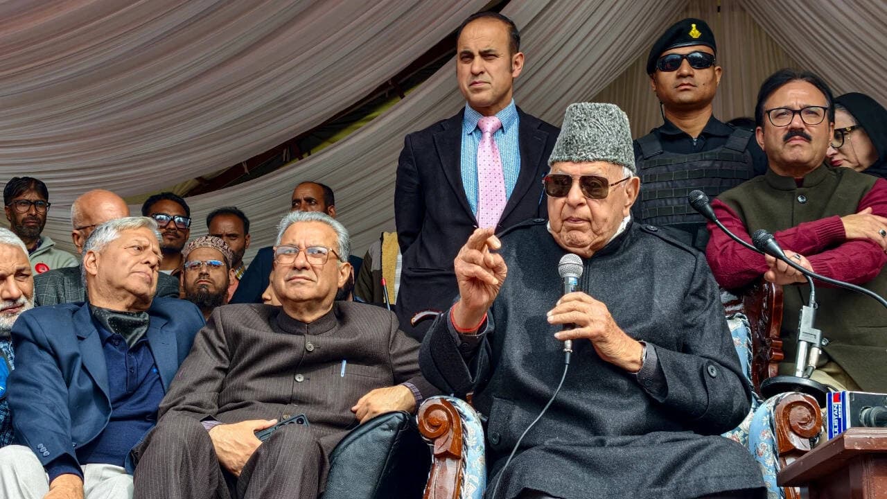 National Conference Chief Farooq Abdullah Sparks Major Political Storm Over Jammu and Kashmir Security Remarks