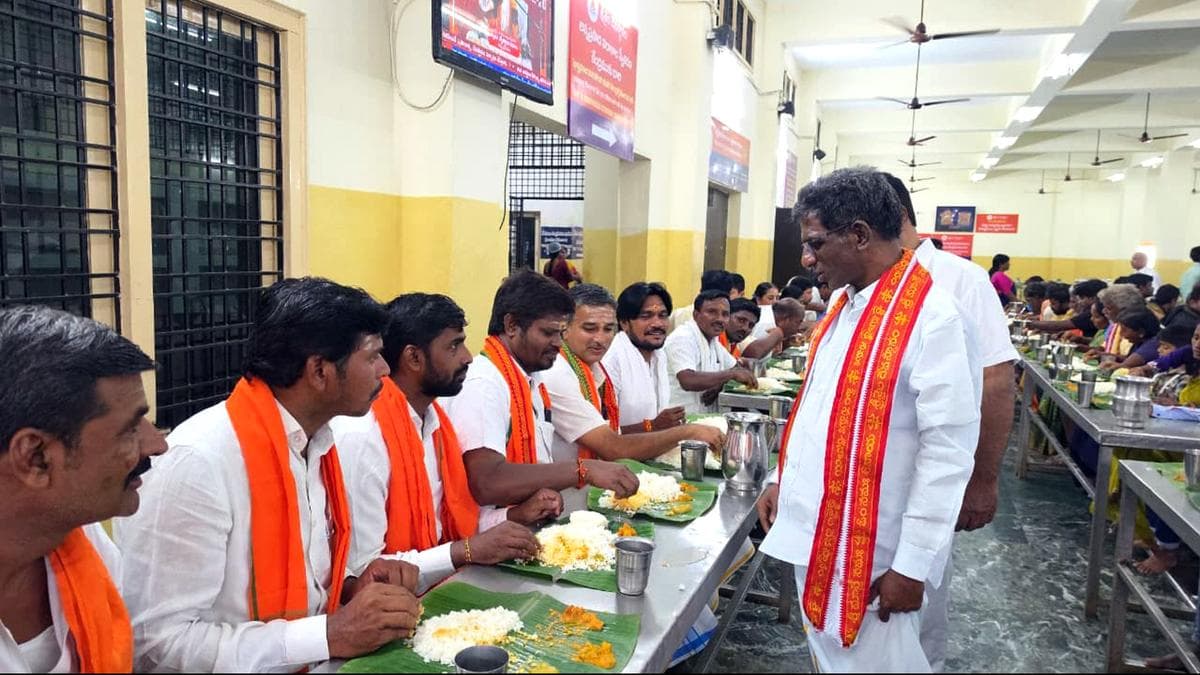 Srisailam Temple Expands Laddu Distribution Facilities to Manage Heavy Kartikam Month Influx