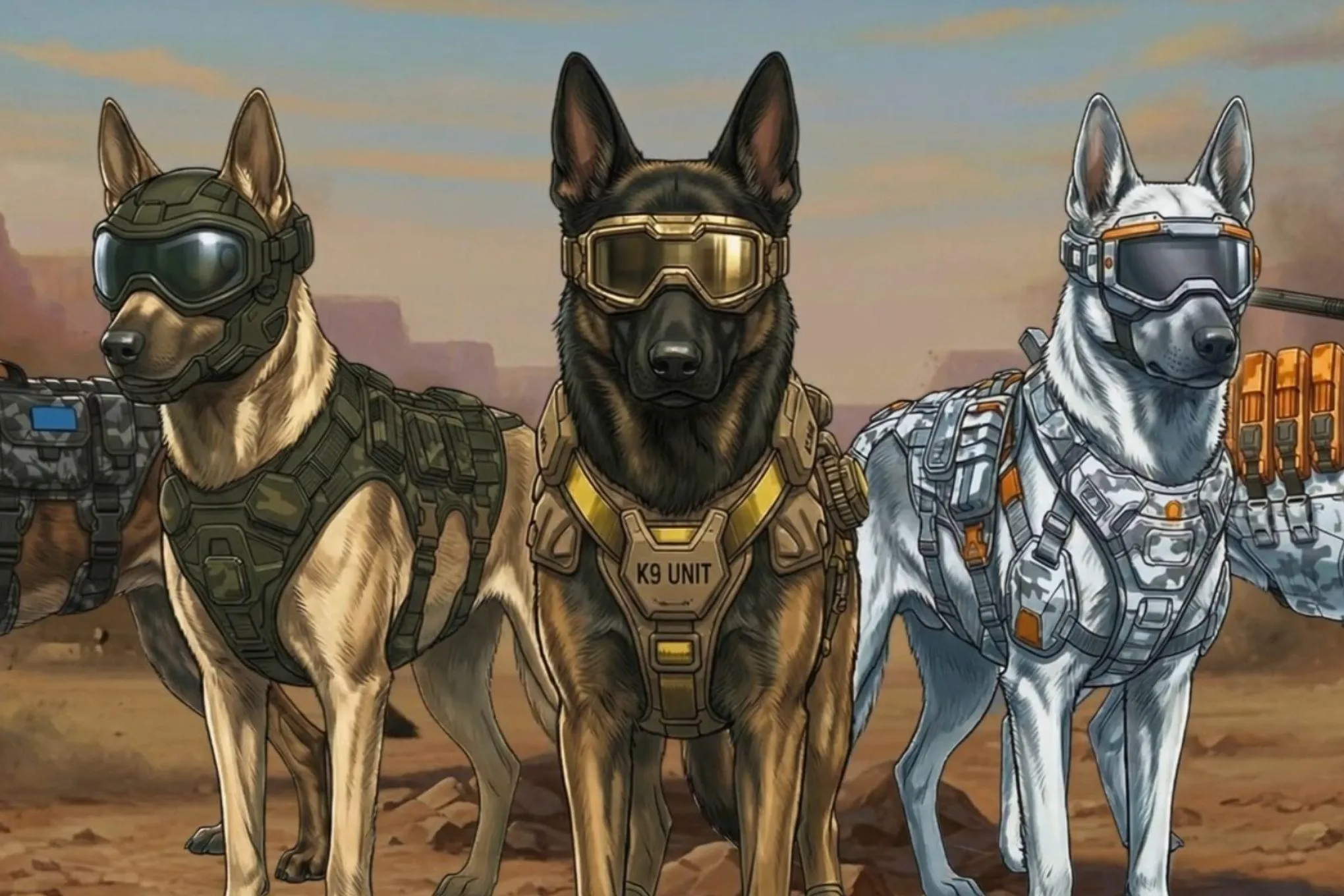 Defense Startup Warhound Plans to Merge Gene-Edited Military Dogs with Anduril Tech
