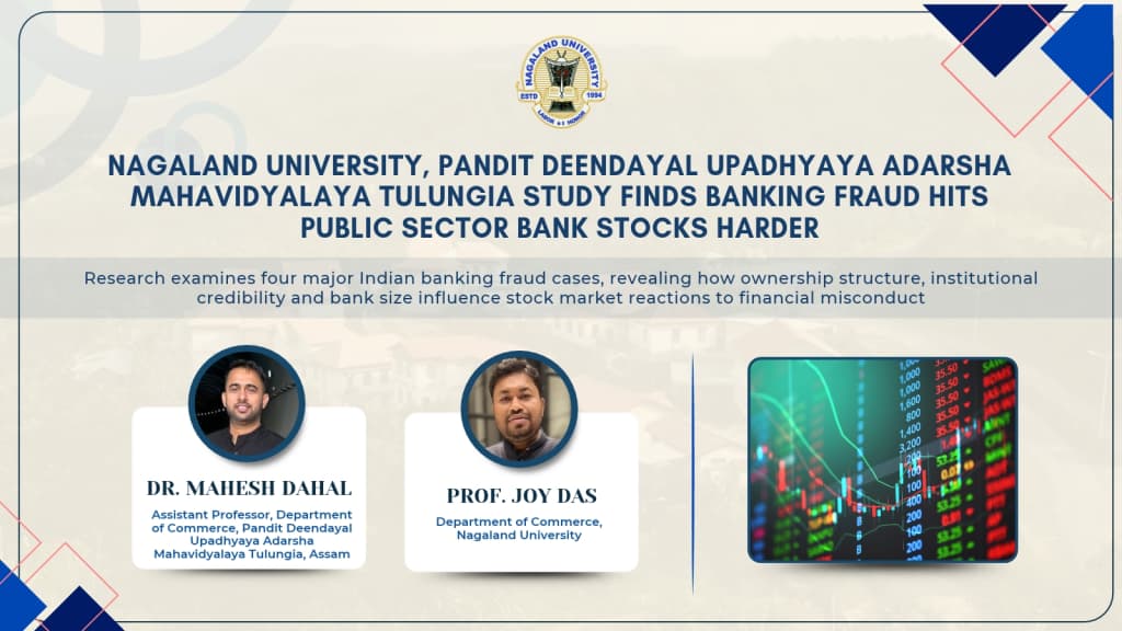 Public Sector Bank Stocks Plunge on Banking Fraud Disclosures: New Study Reveals Northeast Research Findings