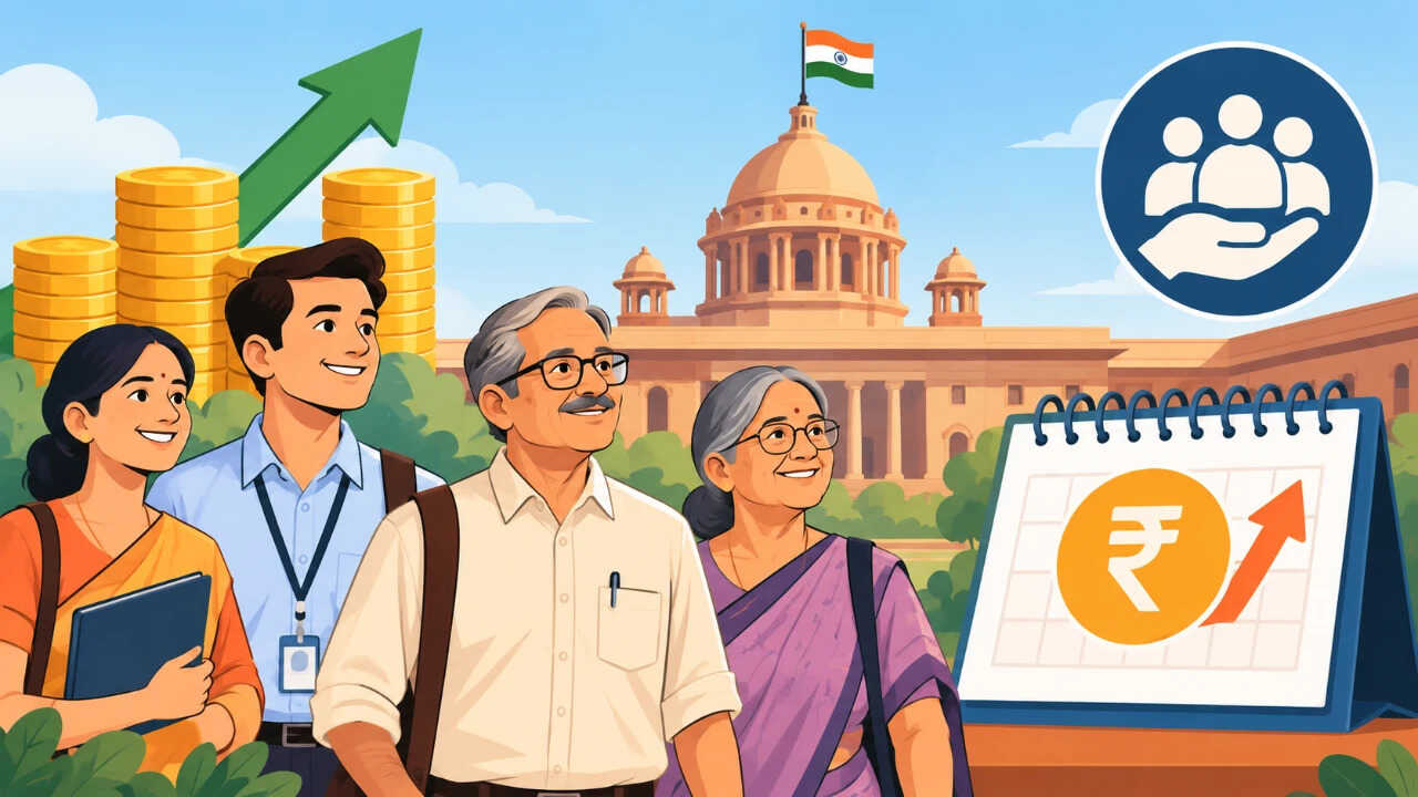 Centre Announces 3% Dearness Allowance Hike for Central Government Employees and Pensioners Ahead of Diwali