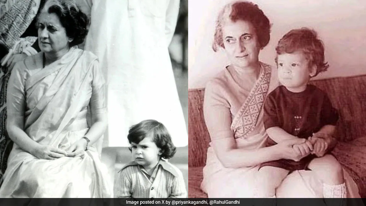 Rahul and Priyanka Gandhi Pay Emotional Tribute to Former PM Indira Gandhi on Birth Anniversary