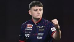 Lawrie, 15, eyes £501,000 live TV win over Littler
