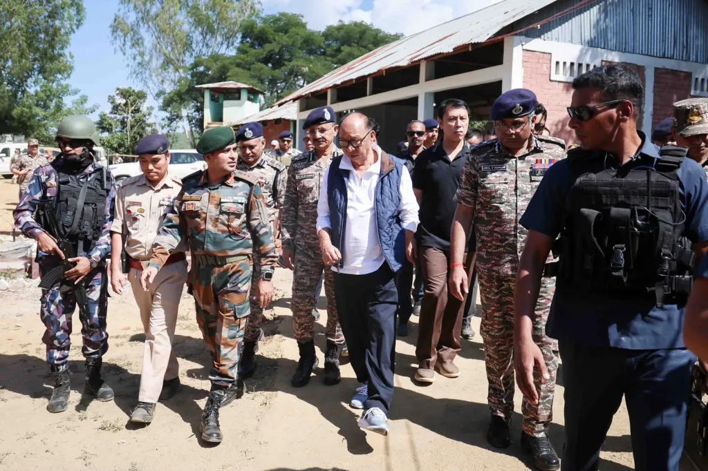 Manipur Chief Minister Inspects Sinai Camp Following CRPF Security Takeover