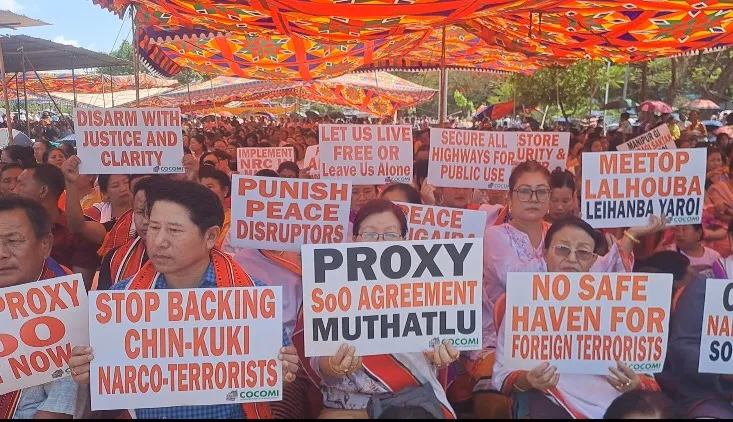 Manipur Civil Bodies Unite for Mega Imphal Rally to Combat Ongoing Proxy Conflict