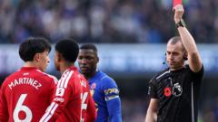 Lisandro Martinez Dismissal Derails Manchester United in Costly Defeat Against Chelsea