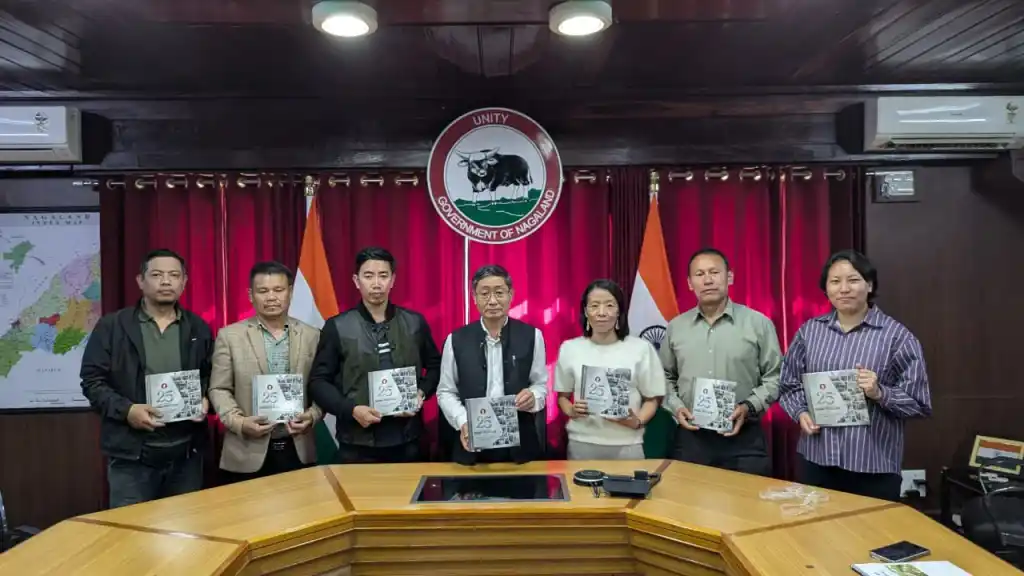 Nagaland chief secretary releases Kohima Press Club silver jubilee souvenir