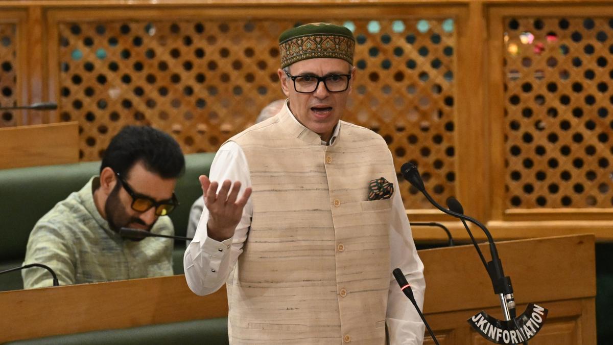 J&K Assembly Erupts in Chaos as Omar Abdullah Tables Statehood Motion Amid Fierce BJP Projections