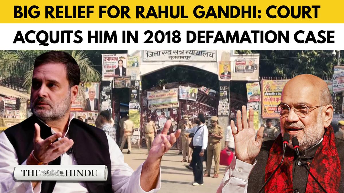 Rahul Gandhi Cleared in 2018 Defamation Trial by Sultanpur Court