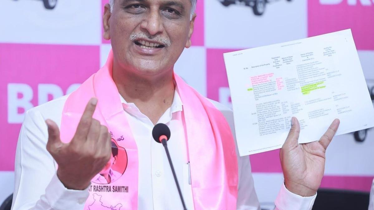 Telangana Political Clash: Harish Rao Accuses CM Revanth Reddy of Plagiarizing Legal Successes on Land Disputes