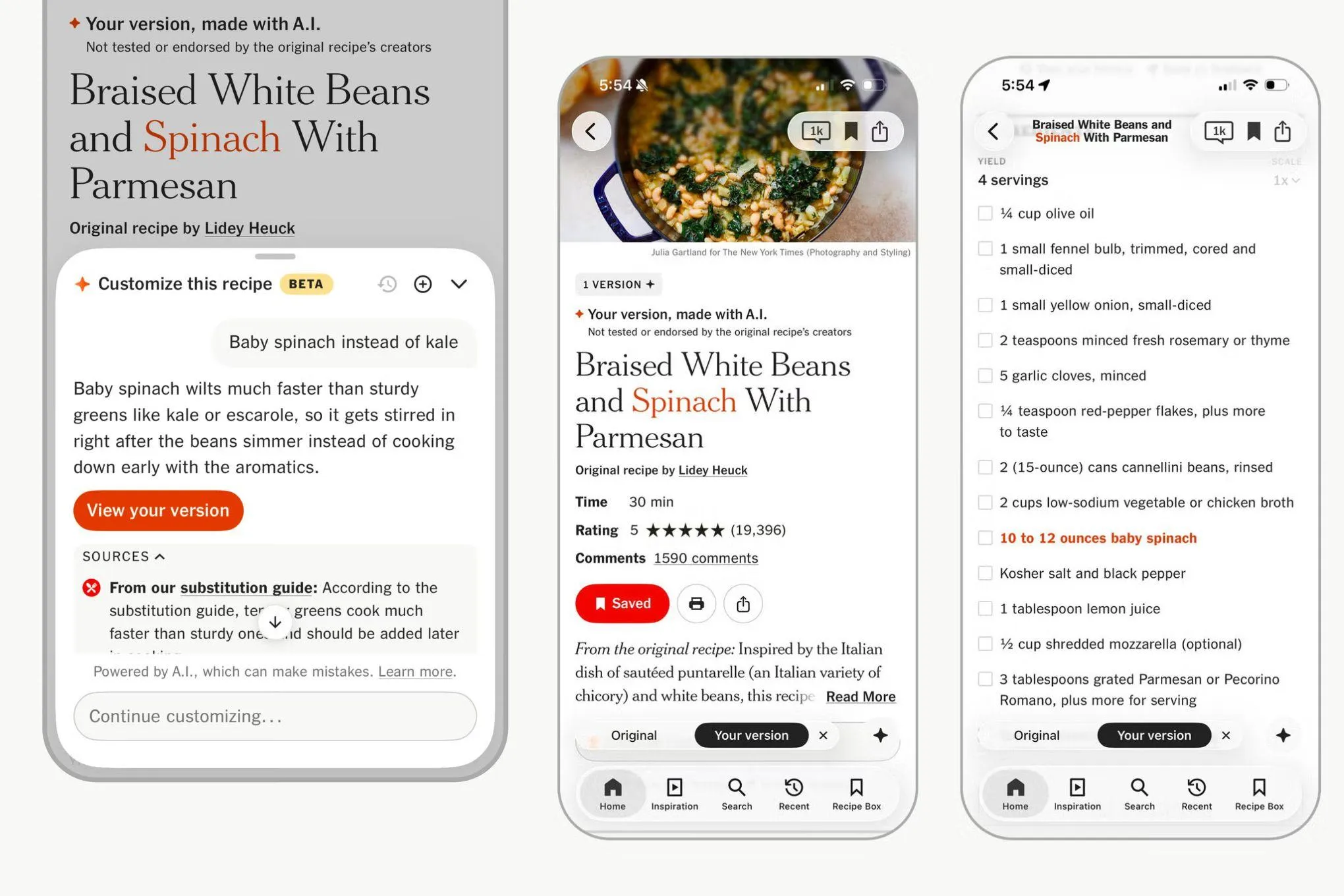 New York Times Cooking App Sparks User Backlash Over Experimental AI Recipe Modification Feature