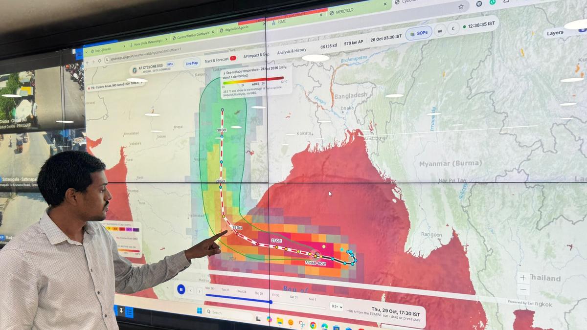 Severe Cyclone Arnab Chars Path Toward Yanam-Kakinada Coast as Authorities Issue Red Alerts