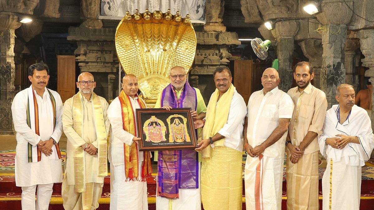 Vice-President Seeks Blessings at Tirumala Shrine in High-Profile Visit